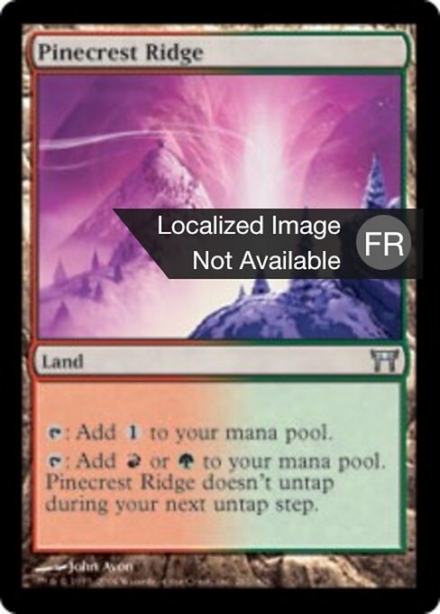 Catena di Crestapineta (Pinecrest Ridge) - Champions of Kamigawa (#281) - Illustrated by John Avon - Magic: The Gathering Card