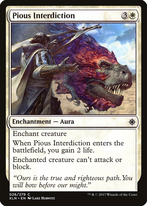 Pious Interdiction - Ixalan Magic card