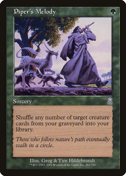 Piper's Melody - Odyssey Magic card