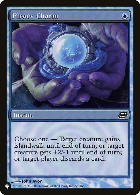 海盗护符 (Piracy Charm) - Time Spiral Remastered (#78) - Illustrated by John Avon - Magic: The Gathering Card
