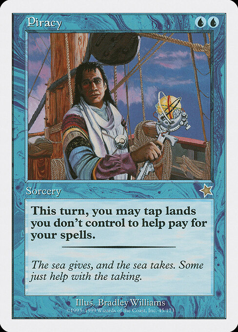 Piracy - Starter 1999 Magic card