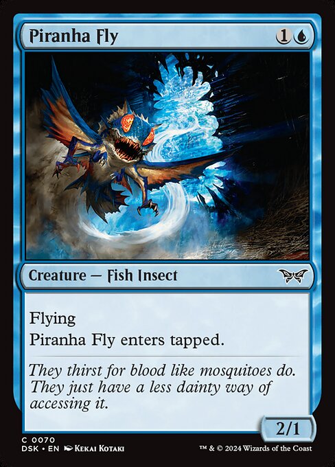 Piranha Fly - Duskmourn: House of Horror Magic card