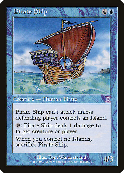 Pirate Ship - Time Spiral Timeshifted Magic card