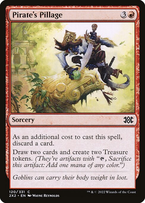 Pirate's Pillage - Double Masters 2022 Magic card