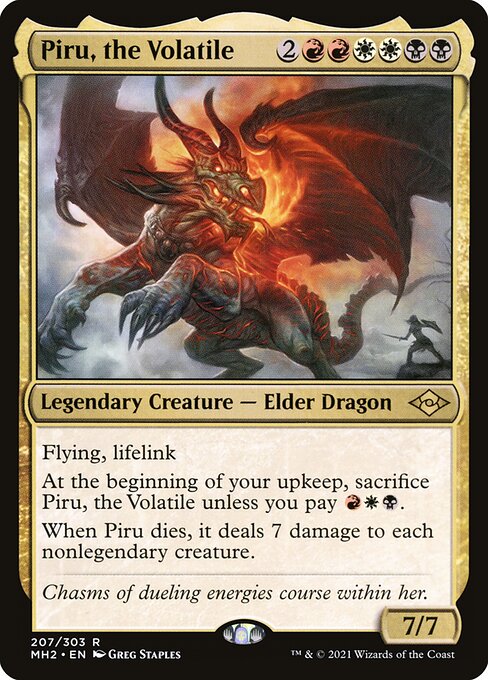 Piru, the Volatile - Modern Horizons 2 Magic card