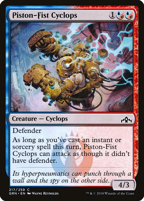 Piston-Fist Cyclops - Guilds of Ravnica Magic card