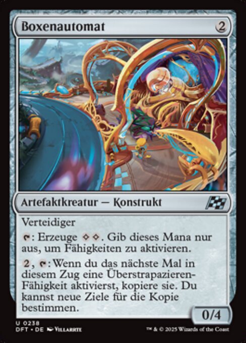 Boxenautomat (Pit Automaton) - Aetherdrift (#238) - Illustrated by Villarrte - Magic: The Gathering Card