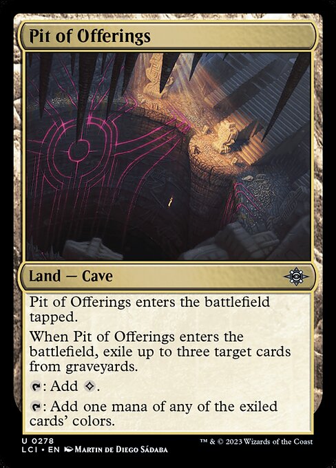 Pit of Offerings - The Lost Caverns of Ixalan Magic card