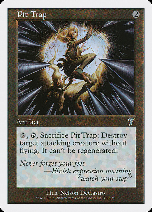 Pit Trap - Seventh Edition Magic card