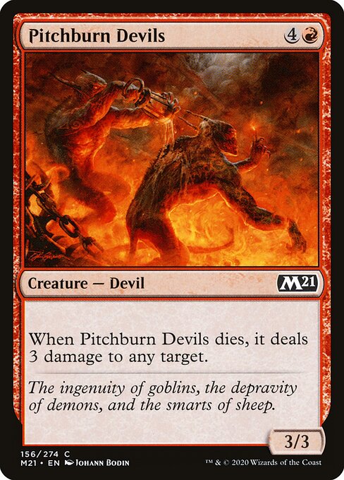 Pitchburn Devils - Core Set 2021 Magic card