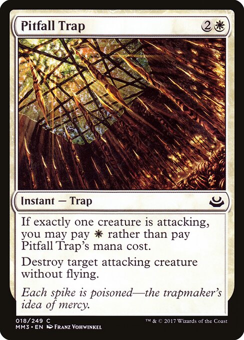 Pitfall Trap - Modern Masters 2017 (#18) - Illustrated by Franz Vohwinkel - Magic: The Gathering Card