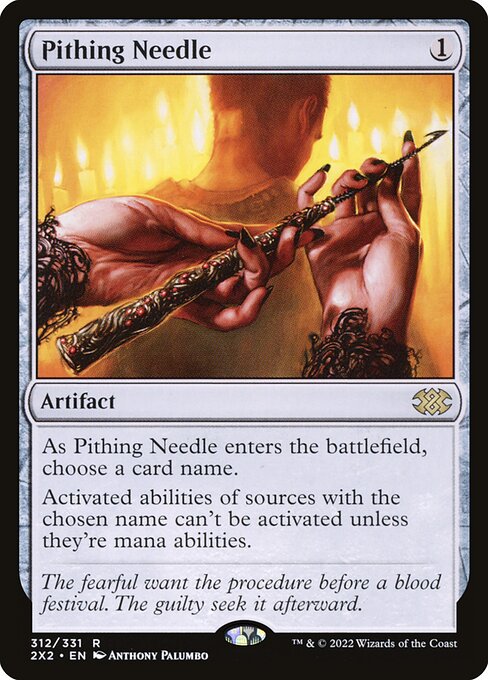 Pithing Needle - Double Masters 2022 Magic card