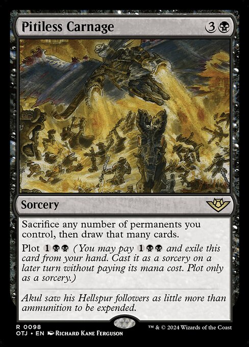 Pitiless Carnage - Outlaws of Thunder Junction Magic card