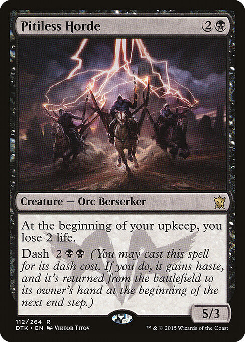 Pitiless Horde - Dragons of Tarkir Magic card
