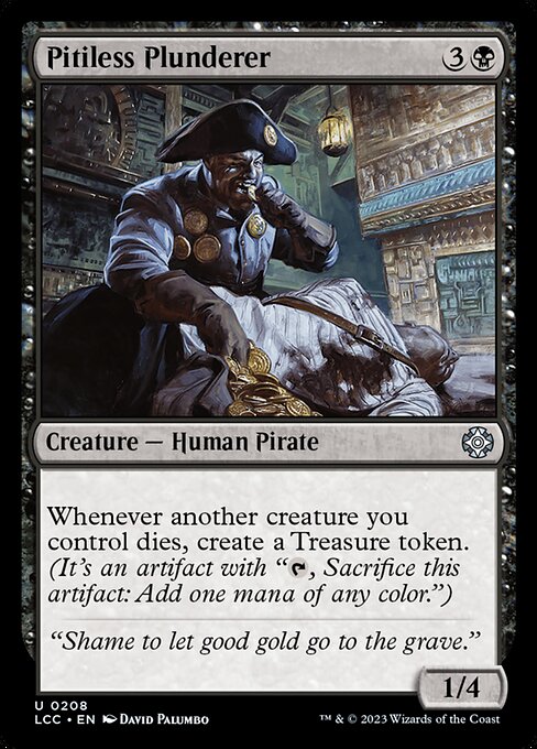 Pitiless Plunderer - The Lost Caverns of Ixalan Commander Magic card