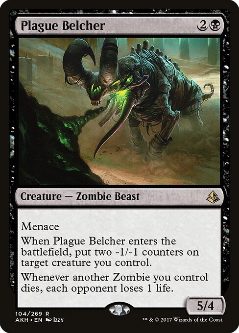 Plague Belcher - Amonkhet (#104) - Illustrated by Izzy - Magic: The Gathering Card