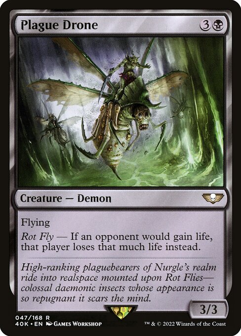 Plague Drone - Warhammer 40,000 Commander Magic card
