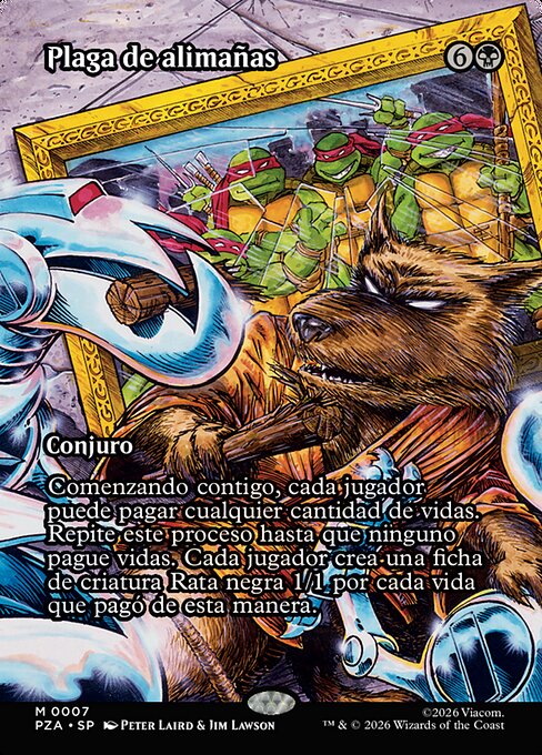 害獣の疫病 (Plague of Vermin) - Shadowmoor (#73) - Illustrated by Carl Critchlow - Magic: The Gathering Card