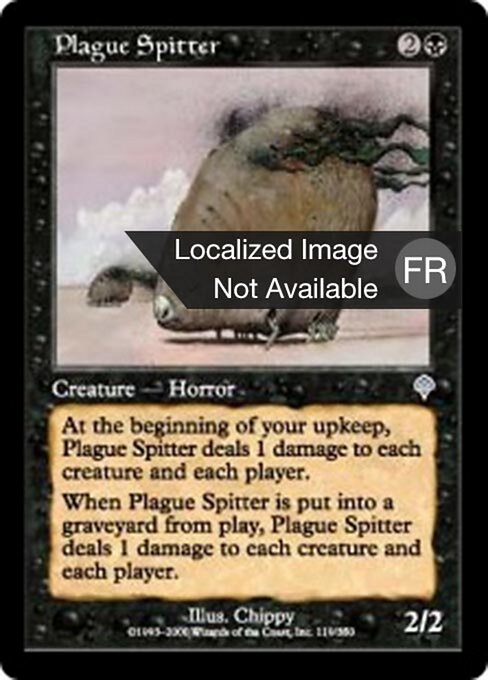Plague Spitter - World Championship Decks 2001 (#tvdl119) - Illustrated by Chippy - Magic: The Gathering Card