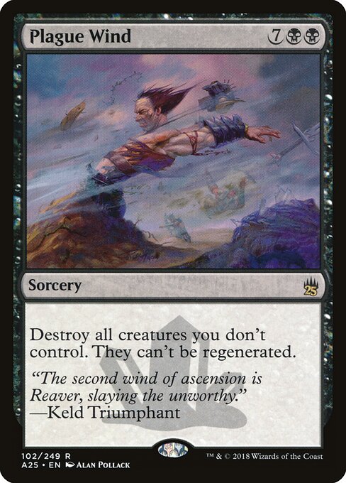 Plague Wind - Masters 25 Magic card