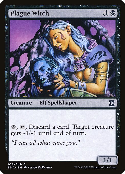 Plague Witch - Eternal Masters Magic card