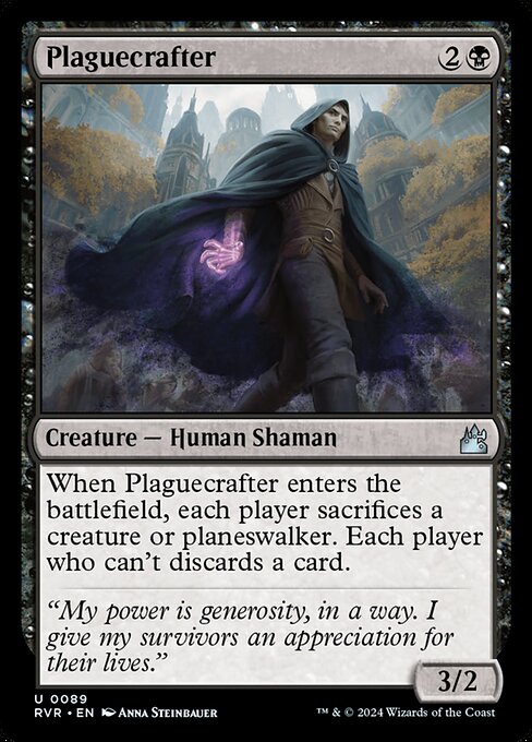 Plaguecrafter - Ravnica Remastered Magic card
