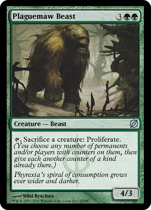 Plaguemaw Beast - Duel Decks: Mirrodin Pure vs. New Phyrexia Magic card