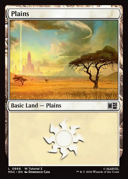 Plains - Marvel Super Heroes Commander Magic card