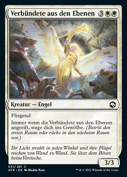 Verbündete aus den Ebenen (Planar Ally) - Adventures in the Forgotten Realms (#31) - Illustrated by Marta Nael - Magic: The Gathering Card