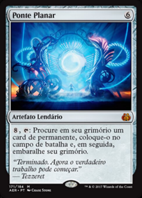 時空渡橋 (Planar Bridge) - Aether Revolt (#171) - Illustrated by Chase Stone - Magic: The Gathering Card