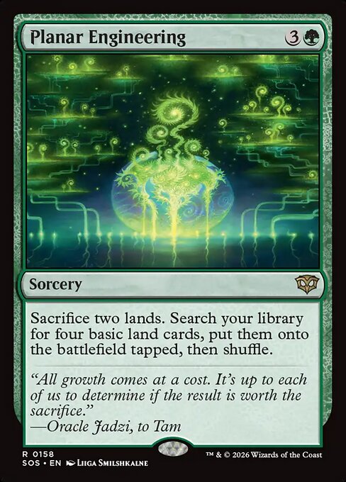 Planar Engineering - Secrets of Strixhaven Magic card