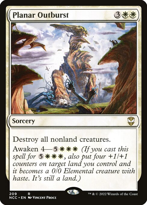 Planar Outburst - New Capenna Commander Magic card
