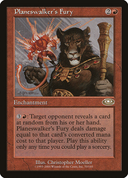 Planeswalker's Fury - Planeshift Magic card
