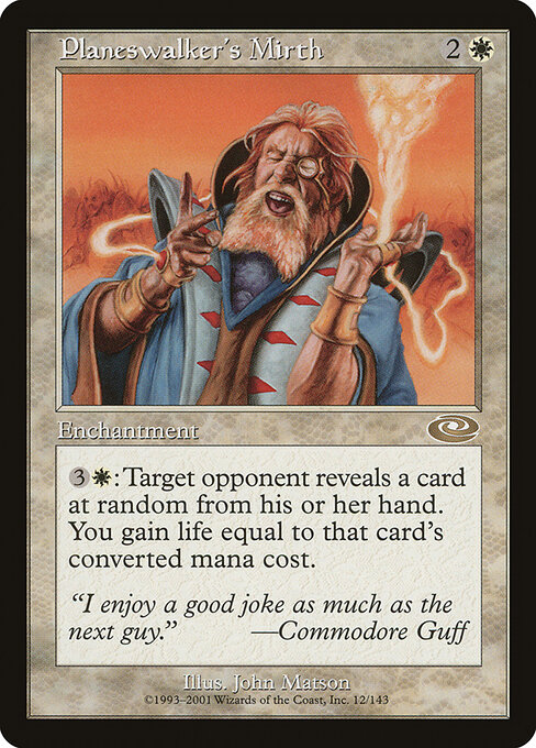 Planeswalker's Mirth - Planeshift Magic card