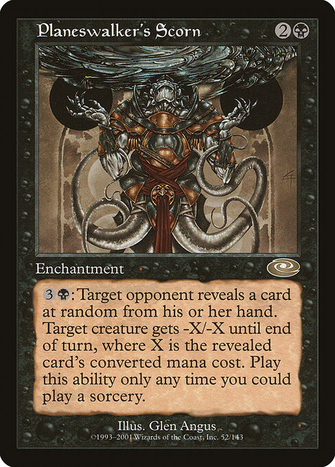 Planeswalker's Scorn - Planeshift Magic card