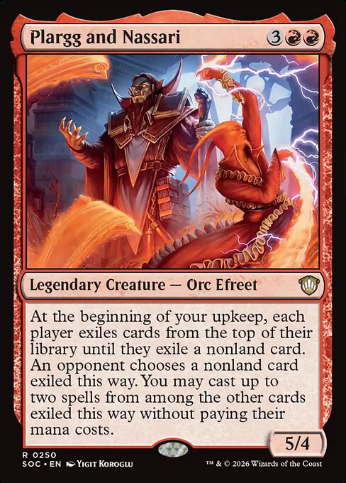 Plargg and Nassari - Secrets of Strixhaven Commander (#250) - Illustrated by Yigit Koroglu - Magic: The Gathering Card
