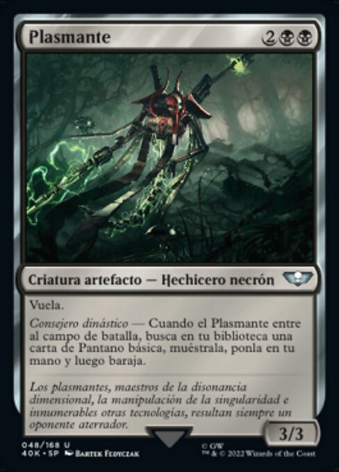 Plasmante (Plasmancer) - Warhammer 40,000 Commander (#48) - Illustrated by Bartek Fedyczak - Magic: The Gathering Card