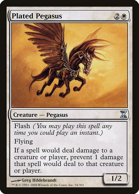 Plated Pegasus - Time Spiral Magic card