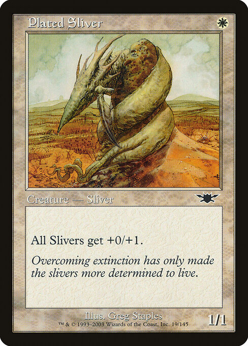 Plated Sliver - Legions Magic card