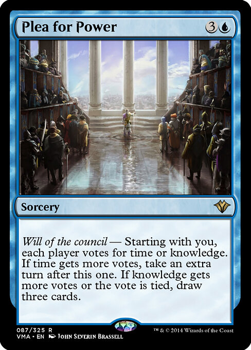 Plea for Power - Vintage Masters Magic card