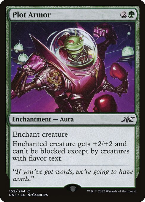 Plot Armor - Unfinity Magic card