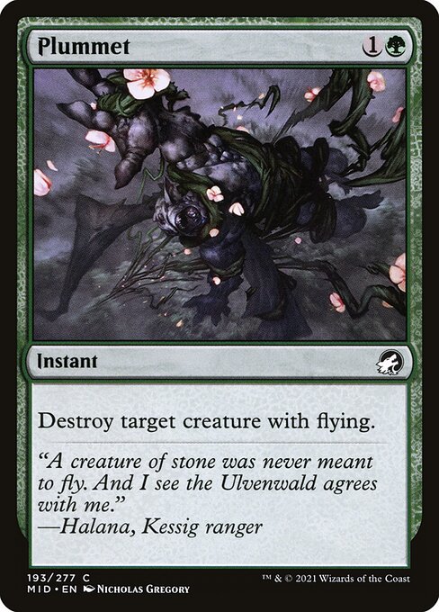 Plummet - Innistrad: Midnight Hunt Magic card