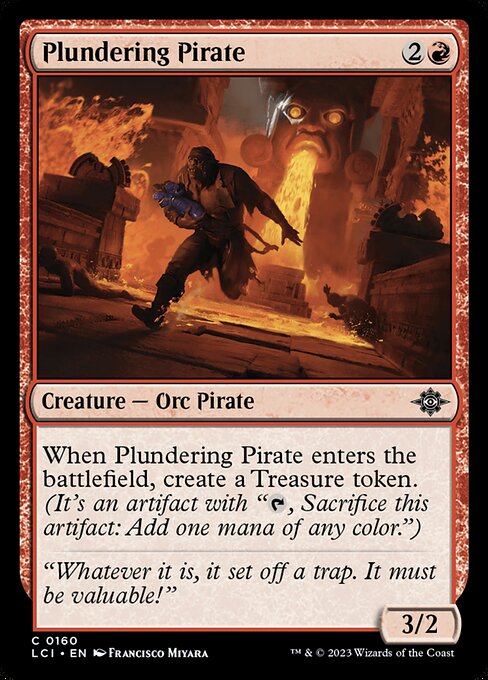 Plundering Pirate - The Lost Caverns of Ixalan Magic card