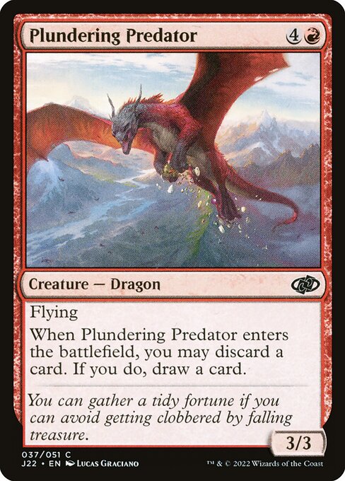 Plundering Predator - Jumpstart 2022 Magic card