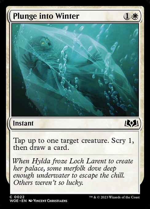 Plunge into Winter - Wilds of Eldraine Magic card