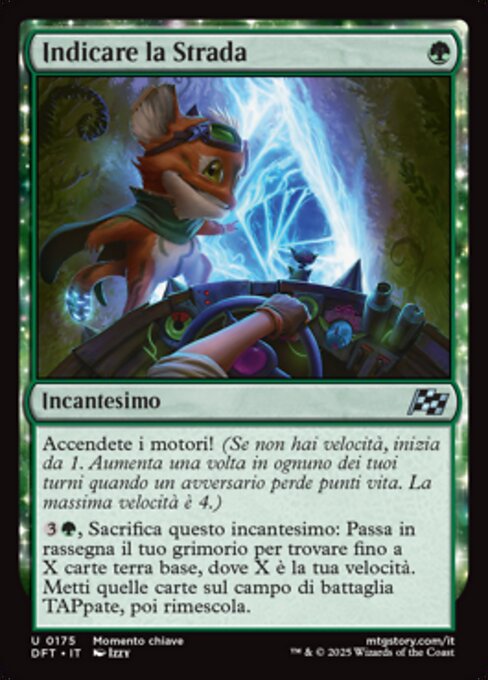 Señalar el camino (Point the Way) - Aetherdrift (#175) - Illustrated by Izzy - Magic: The Gathering Card