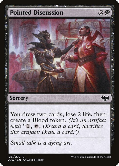 Pointed Discussion - Innistrad: Crimson Vow Magic card