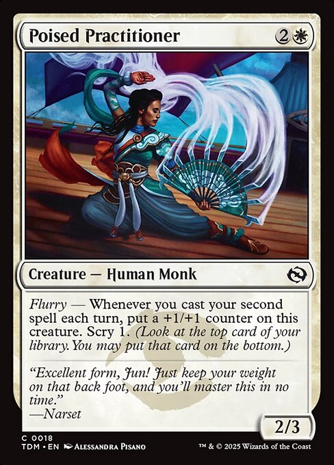 Poised Practitioner - Tarkir: Dragonstorm Magic card