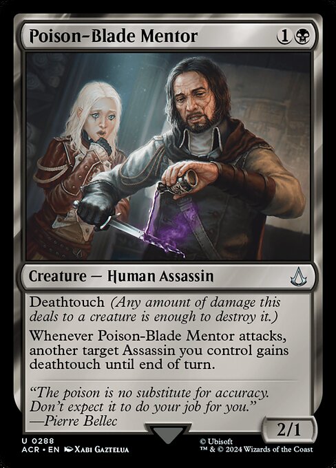 Poison-Blade Mentor - Assassin's Creed Magic card