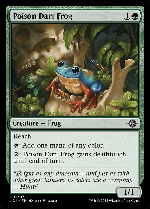 Poison Dart Frog - The Lost Caverns of Ixalan Magic card